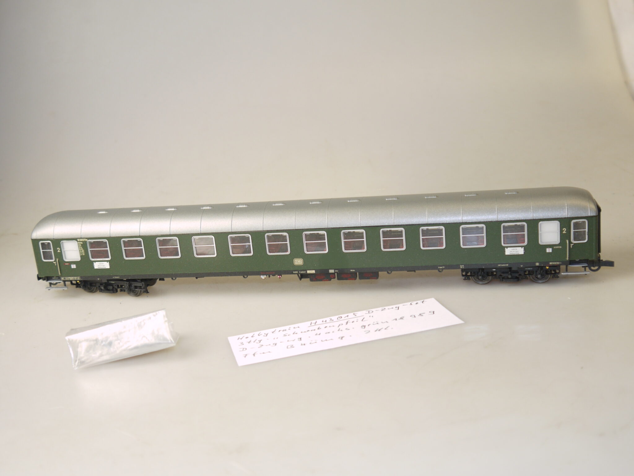 Hobbytrain aus Set H43015 F-Zug Schwabenpfeil 2. Kl.18989 Ffm, top, aber ohne OVP
