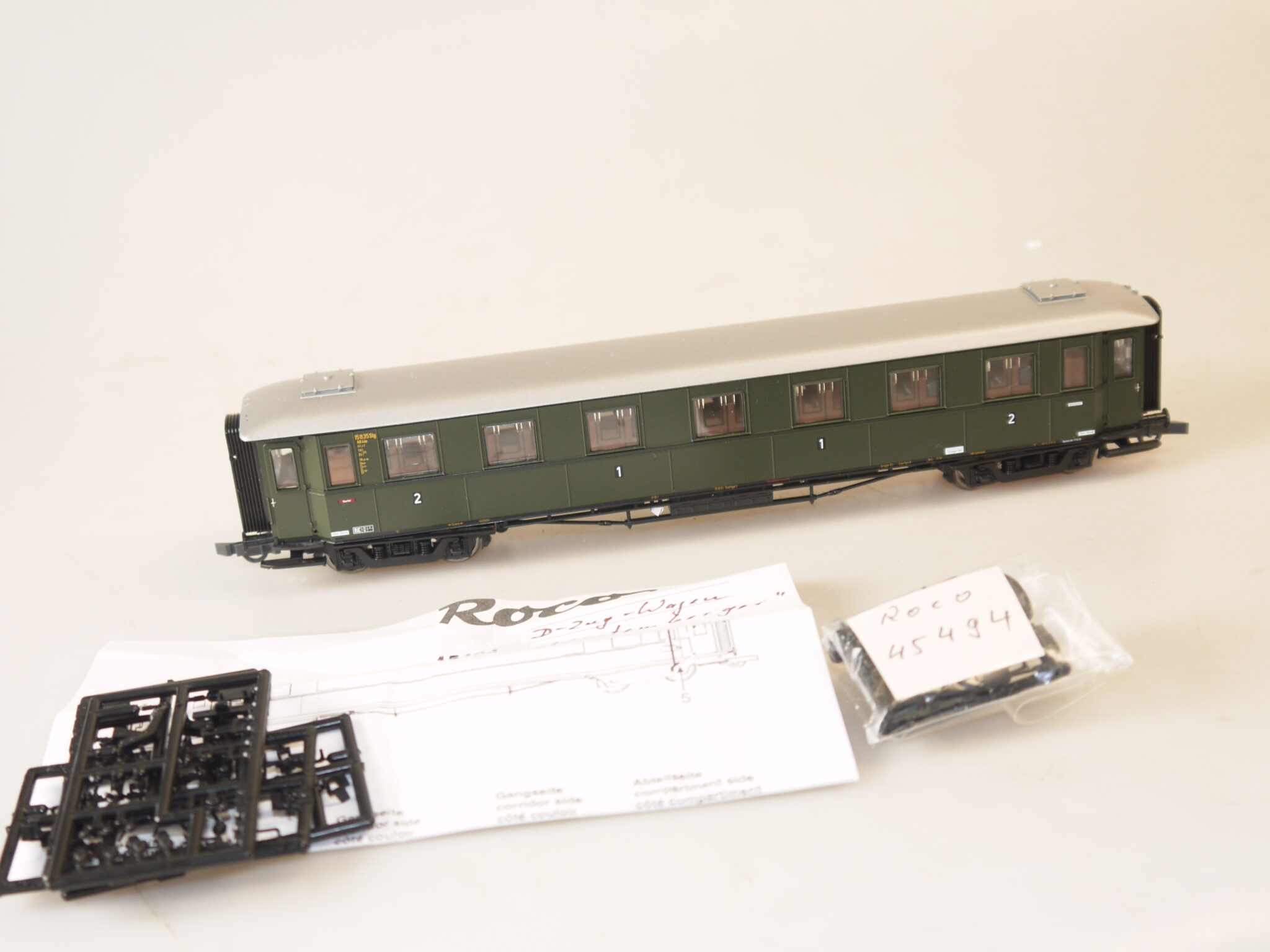 H0 Roco 45494 Schnellzugwagen 1./2.Kl., top, aber ohne ovp