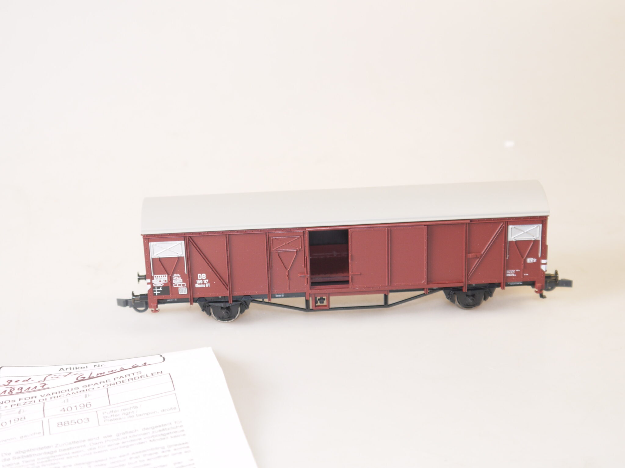 H0 Roco 46742 Ged.Güterwagen DB Glmms 61, top, aber ohne ovp