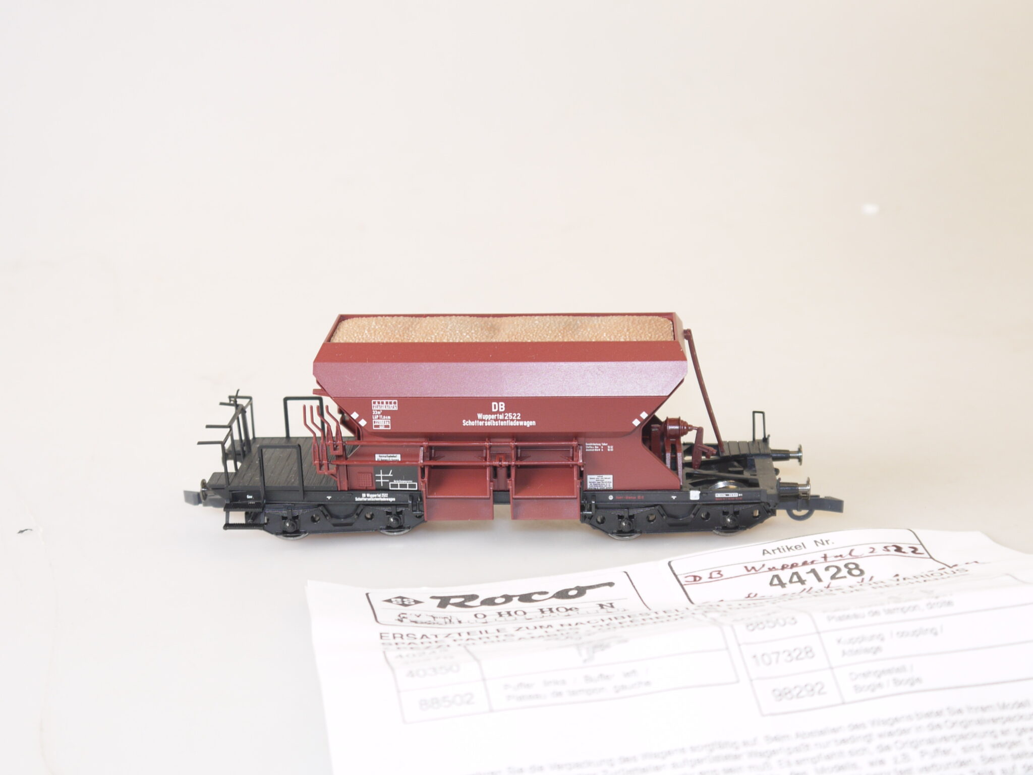 H0 Roco 44128 aus Schotter-Selbstentladewagen-Set Wuppertal 2522, top, aber ohne ovp