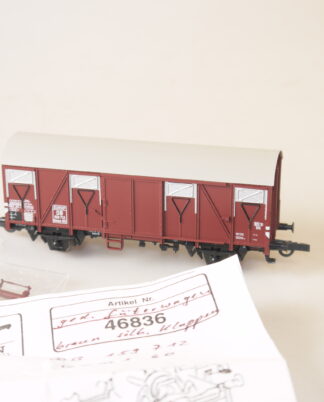 H0 Roco 46836 H0 Güterwagen Gmms 60, top, aber ohne ovp