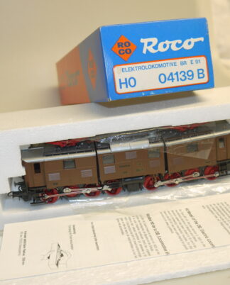 h0: Roco 04139B Dampflok BR E91, neuw./OVP
