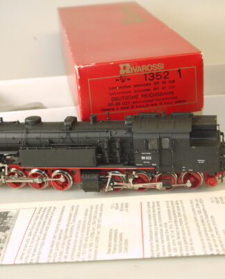 h0 Rivarossi 1352 Dampflok DR BR 96 022, gebr./ovp