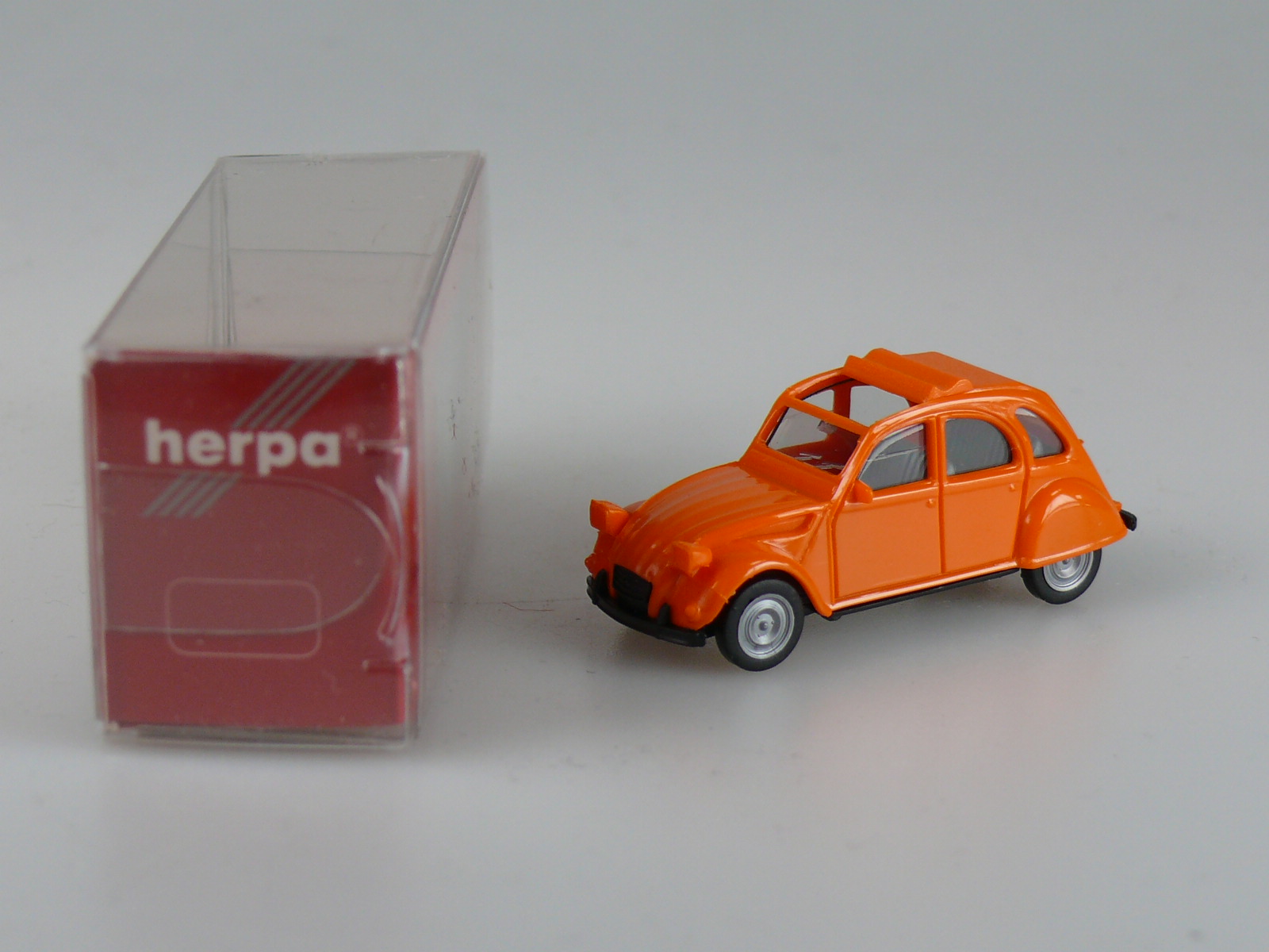 1:87 Herpa 020824 Citroen 2CV Ente orange, neuw./ovp