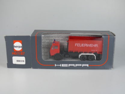 1:87 Herpa 806516 MB FEUERWEHR 'ABROLLCONTAINER', NEU