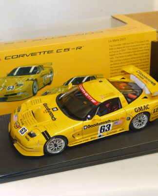 1:18 AUTOart Chevrolet Corvette C5-R 2001 24HR, R. Fellows, neuw./ovp