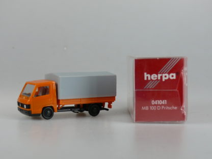 Herpa 041041 MB 100 D PRITSCHE 'ORANGE' - NEU