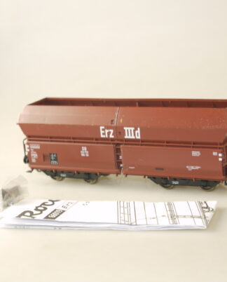 H0 Roco 66019 Selbstentladewagen Erz IIID 612 751 aus Set, neuw., aber ohne ovp