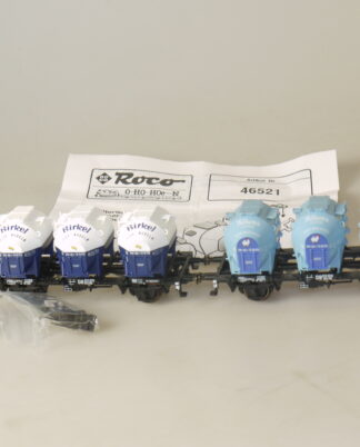 1:87 Roco 46521 Behältertragwagen Knorr/Birkel, neuw., aber ohne ovp
