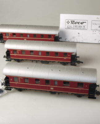 h0 Roco 44089 Donnerbüchsen-Set rot, neuw., aber ohne ovp