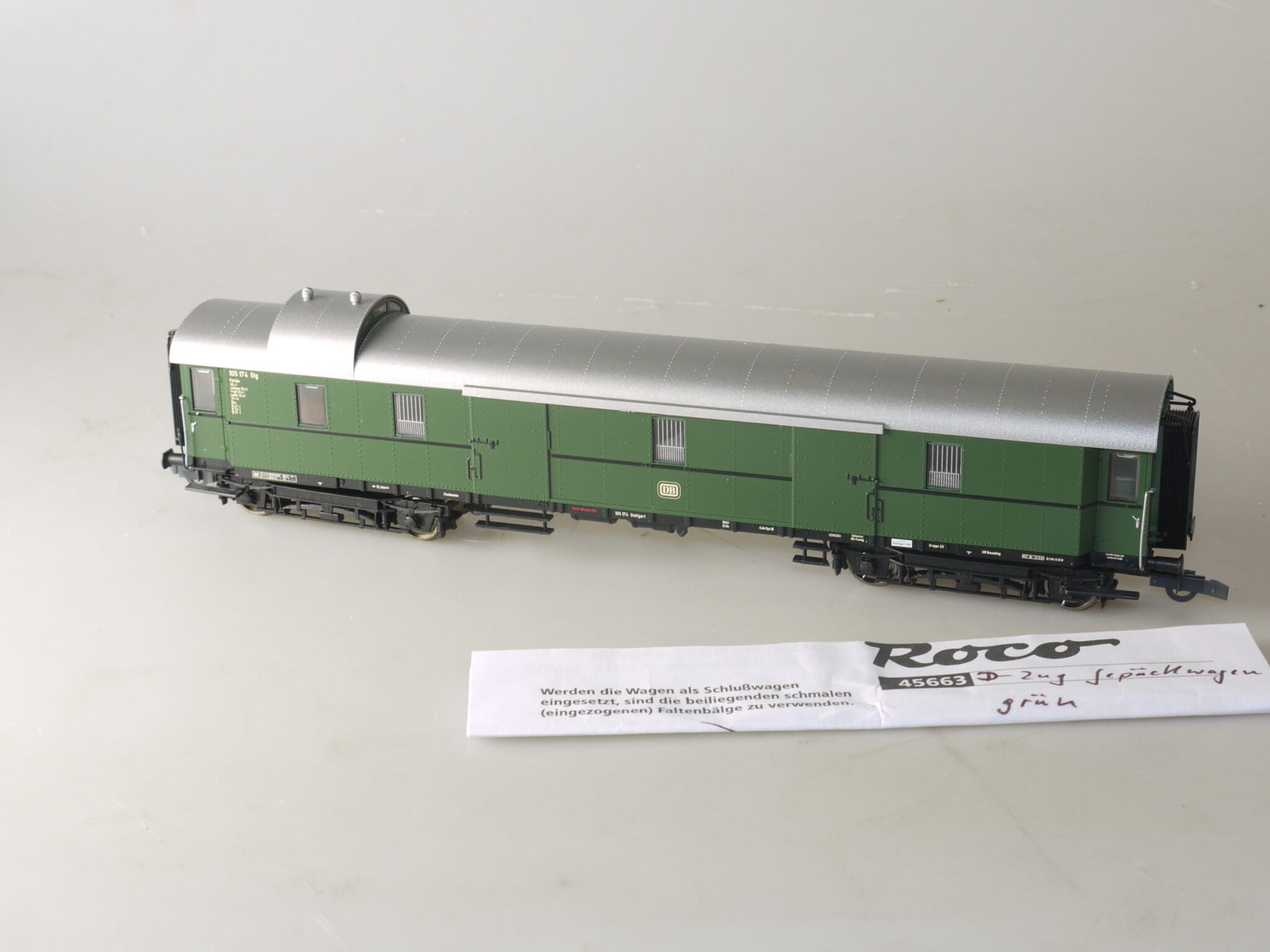 H0 Roco 45663 Gepäckwagen Pw4üe, neuw., aber ohne ovp