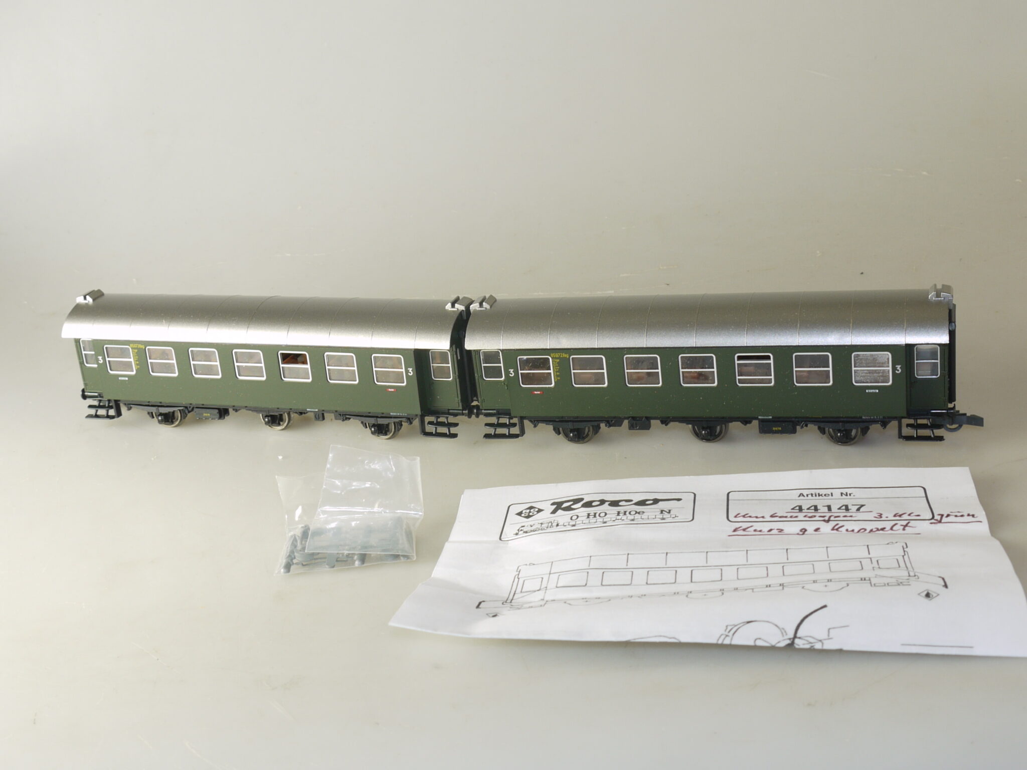 H0 Roco 44147 Doppel-Umbauwagen 2x C3yge, neuw., aber ohne ovp