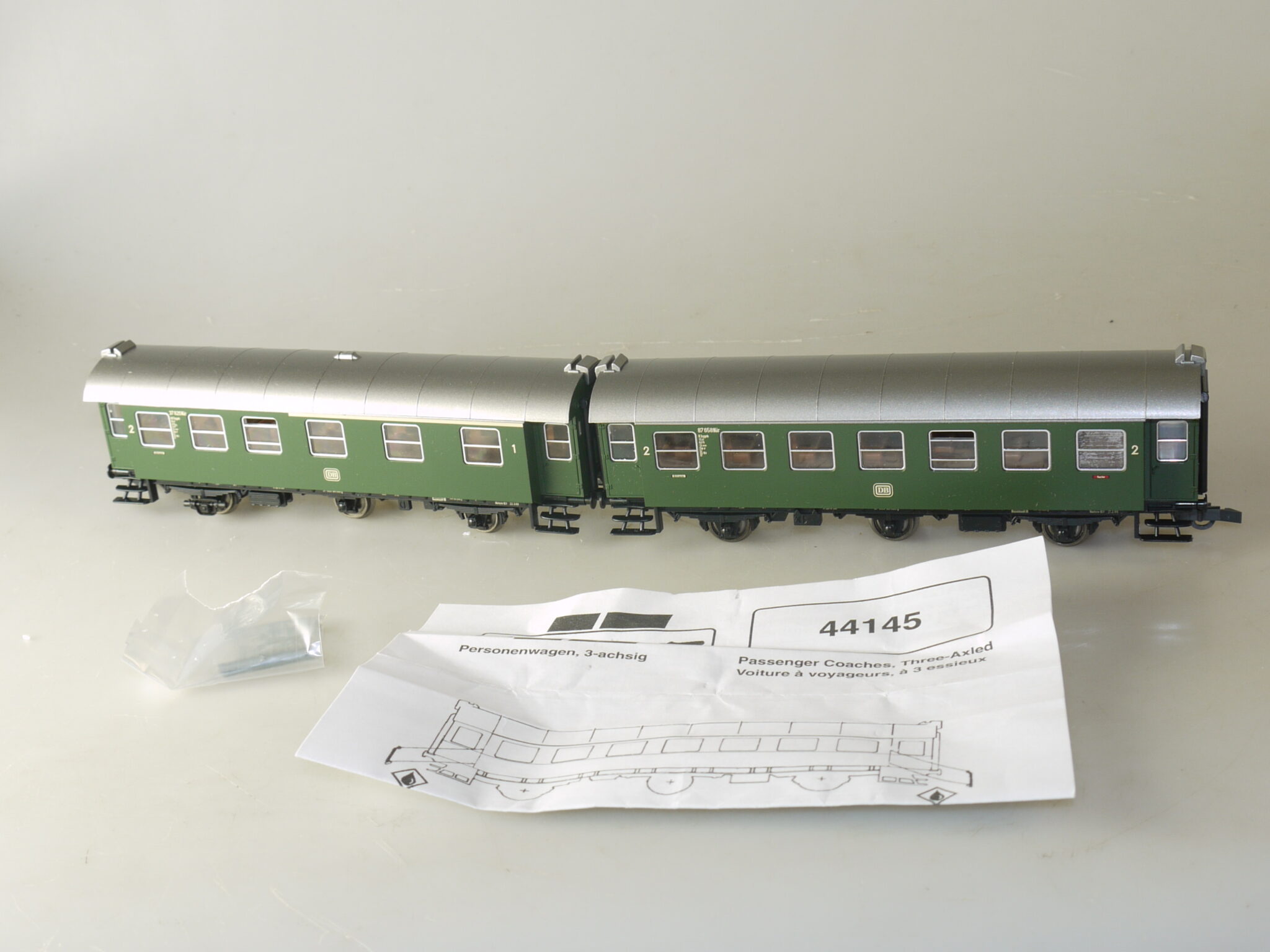 H0 Roco 44145 Doppel-Umbauwagen AB3ygeb + B3ygeb, neuw., aber ohne ovp