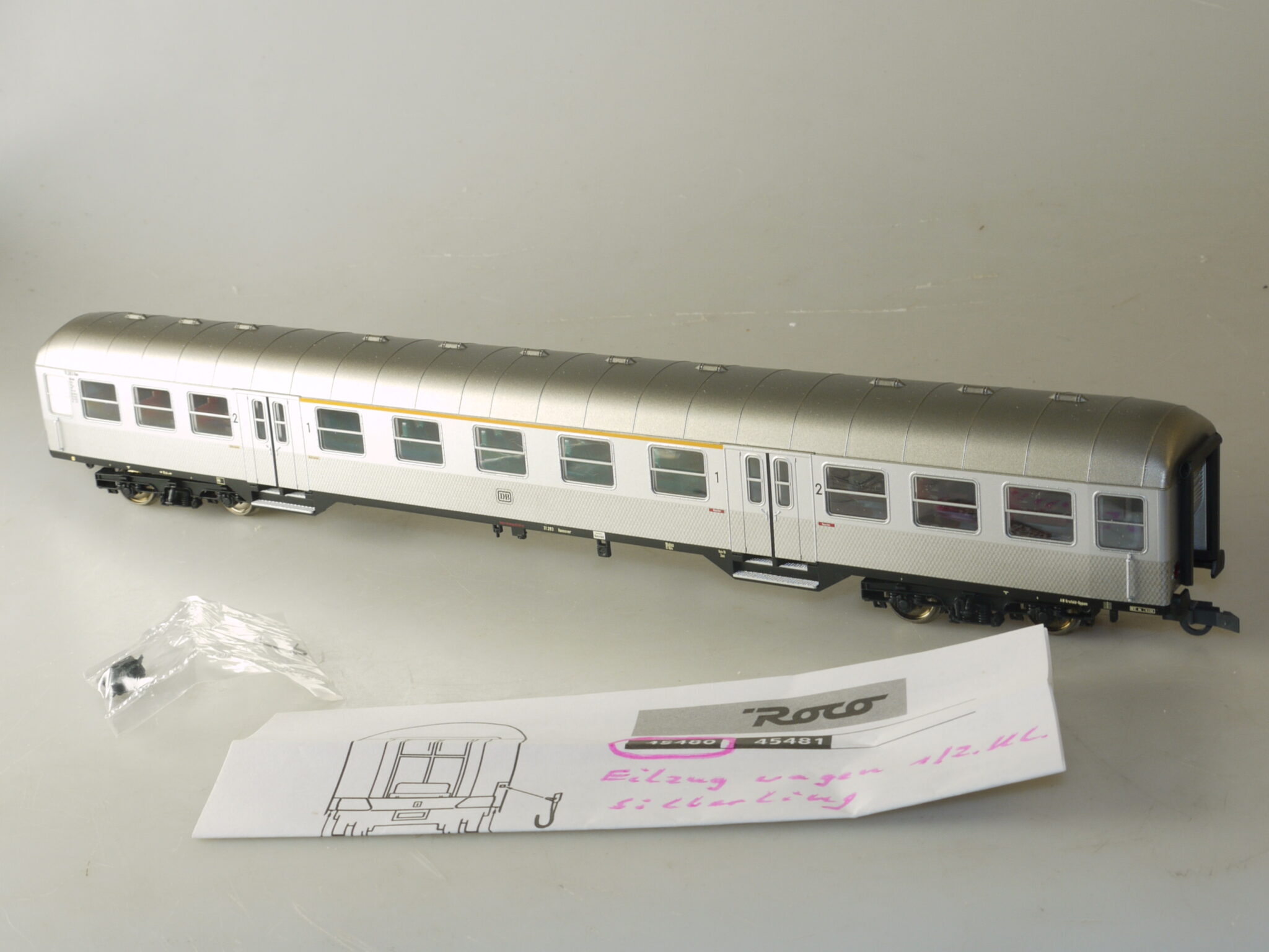 h0 Roco 45480 Silberling 1./2.Kl. AB4nb, neuw., aber ohne ovp