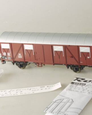 h0 Roco H0 66840 Ged.Güterwagen Glmhs 50, neuw., aber ohne ovp