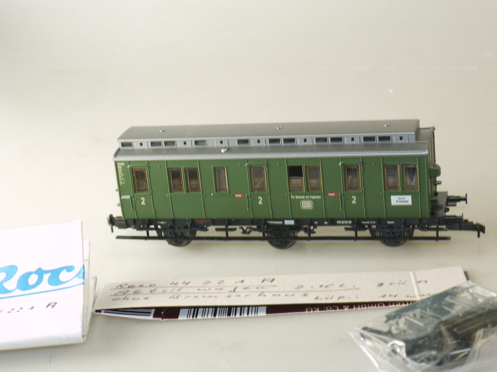 H0 Roco 44221A/44512 Abteilwagen DB 2.Kl. 53 891 Han, neuw., aber ohne ovp