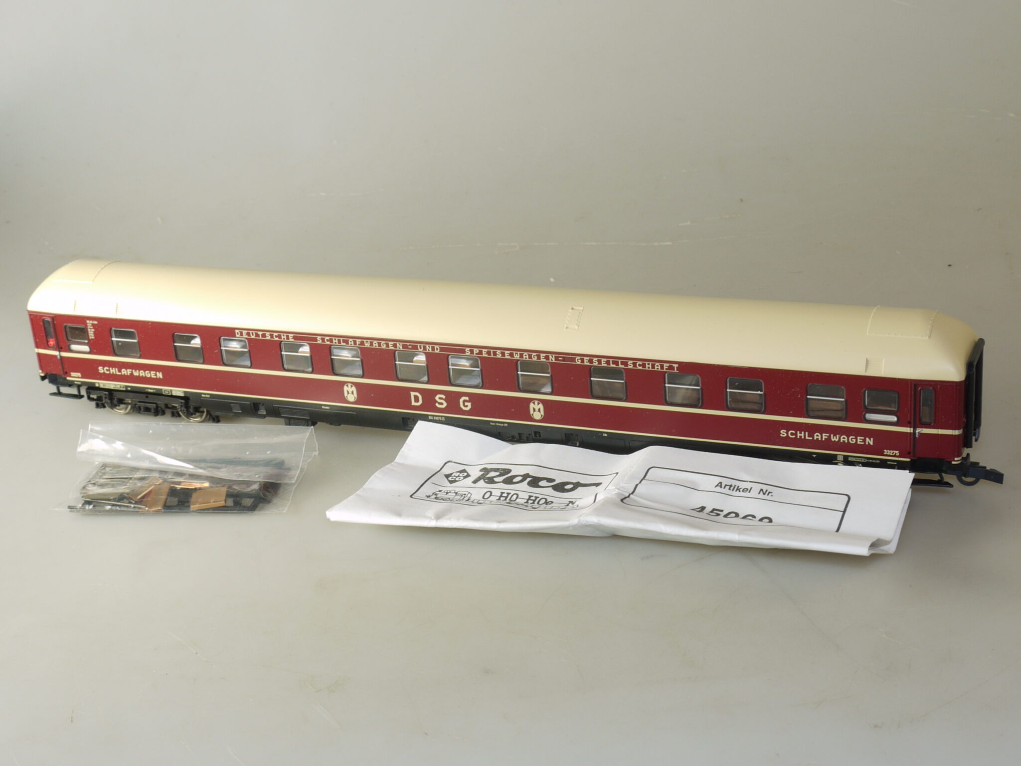 H0 Roco 45069 Schlafwagen DSG rot, neuw., aber ohne ovp