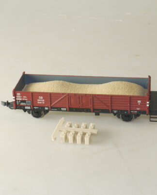 H0 Liliput L221620 Off.Güterwagen Omm32 Linz + Ladegut: Sand, neuw., aber ohne ovp