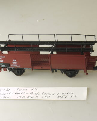 h0 M+D Sonderserie 014 (Klein) Autotransportwagen Off52 869 241, neuw., aber ohne ovp