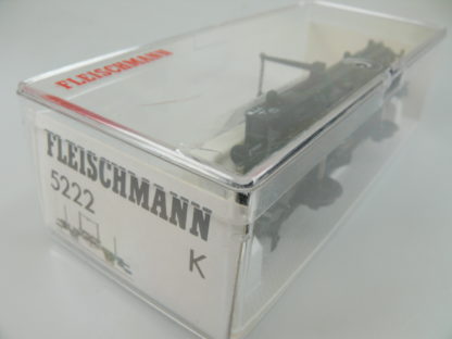 H0: Fleischmann 5222K  DREHSCHEMELWAGEN, TOP/OVP – Bild 2