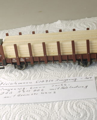 H0 Fleischmann 520954 Rungenwagen ÖBB + Ladung: Holz, neuw., aber ohne ovp