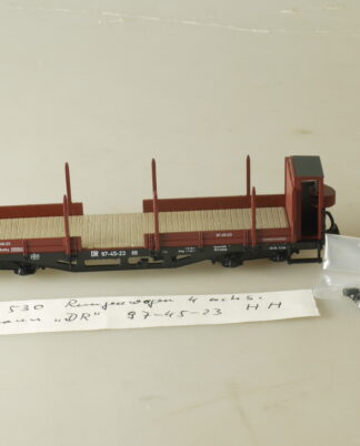 H0e Roco 34530 Rungenwagen 4 achs. 974523, top/ohne ovp