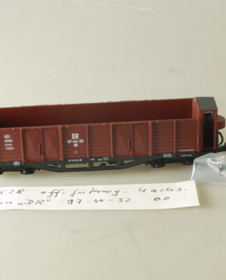 H0e Roco 34528 Hochbordgüterwagen 4 achs. 974432, top/ohne ovp