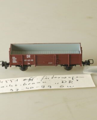 H0e Roco 34551 off. Güterwagen 2 achs. 974099, top/ohne ovp