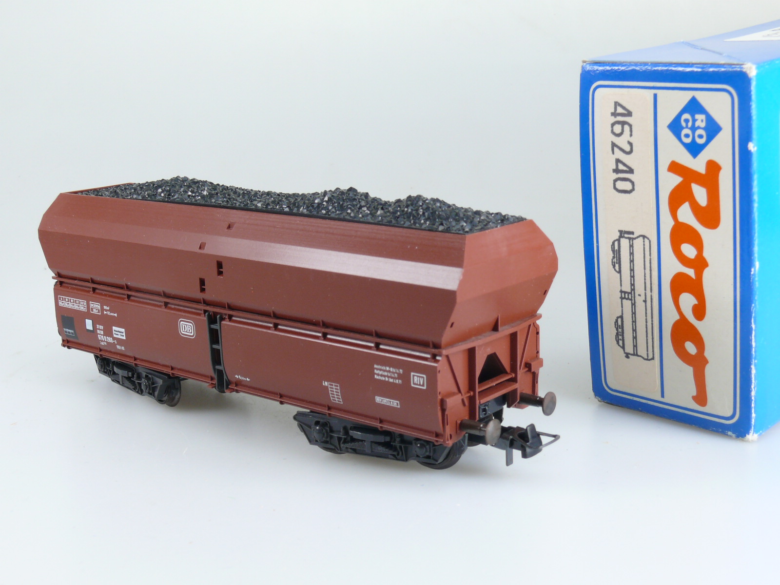 H0 Roco: 46240 Selbstentladewagen Fad159 DB, TOP/ovp/KK