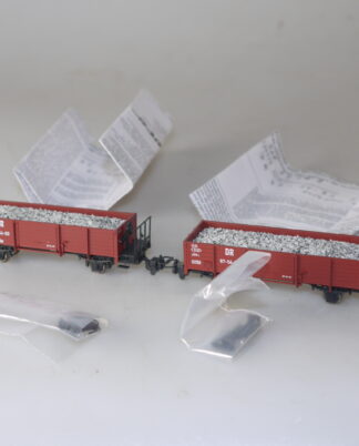 H0e Roco 34589 Ballastwagen 4-achs. 975462, 2-teiliges Set, neuw., aber ohne ovp