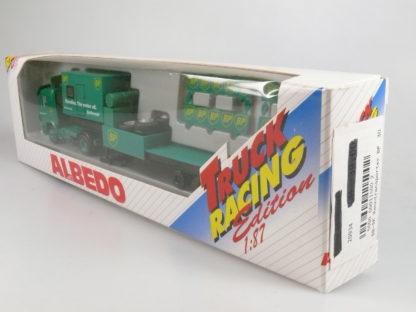 1:87 Albedo MB SK RENNTRANSPORTER 'BP’- NEU