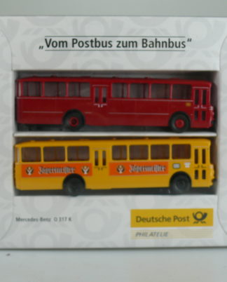 1:87 Brekina/Deutsche Post Vom Postbus zum Bahnbus 'O 317 K' - neu