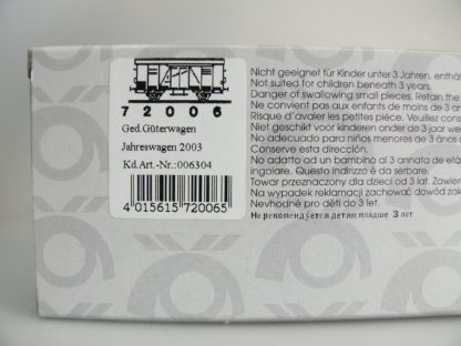 H0 PIKO 72006 Bahnpostwagen ‚SCHÖNE BESCHERUNG‘, TOP/OVP – Bild 3