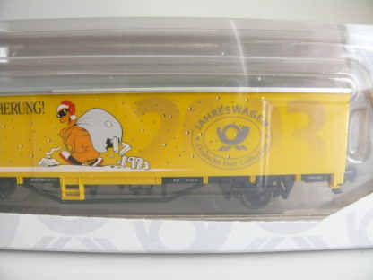 H0 PIKO 72006 Bahnpostwagen ‚SCHÖNE BESCHERUNG‘, TOP/OVP – Bild 4