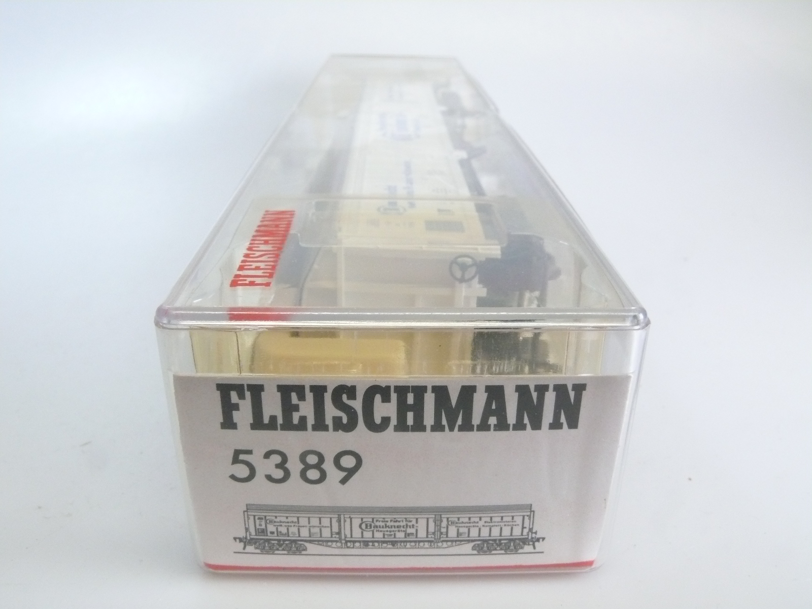 H0: Fleischmann 5389 SCHIEBEWANDWAGEN 'BAUKNECHT', TOP/OVP – Bild 2