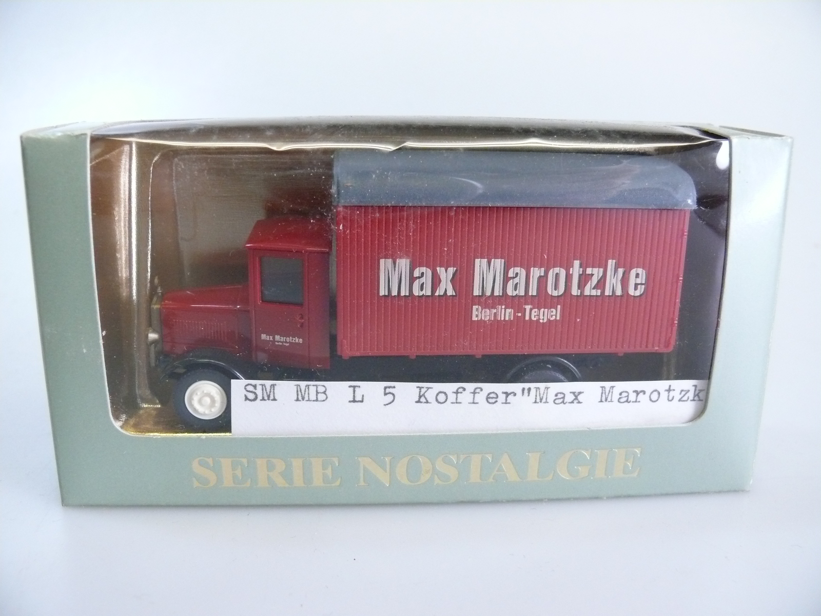 Roskopf NOSTALGIE MB L 5 ‘MAX MAROTZKE’ – TOP/OVP