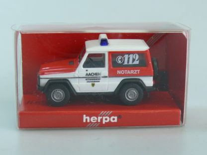 1:87 Herpa 182263 MB G-MODELL 'NOTARZT AACHEN' – NEU!