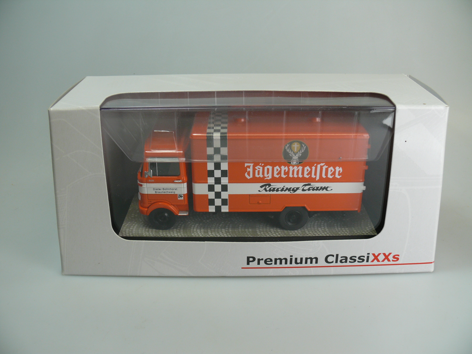 Neuer Preis! 1:43 BUB/Premium Classixxs 12501: MB LP608 'Jägermeister', top/ovp - LIM.1000ST.
