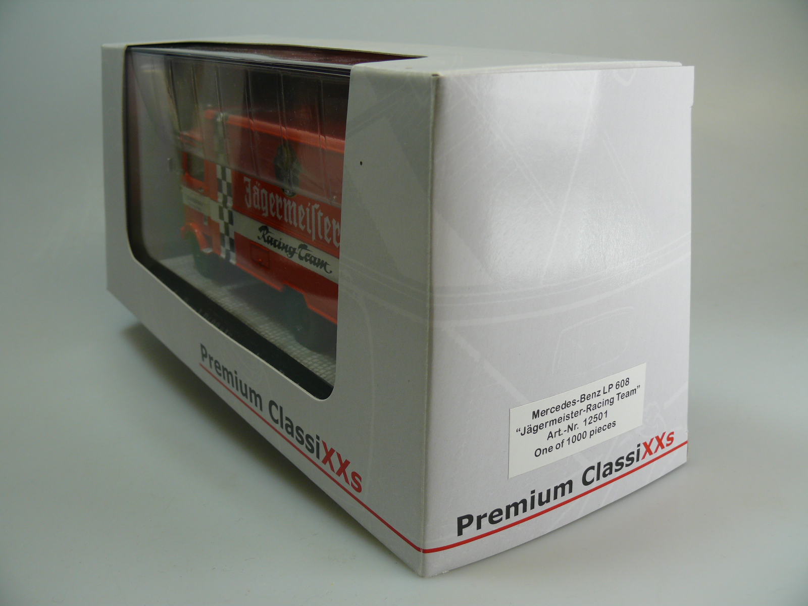 Neuer Preis! 1:43 BUB/Premium Classixxs 12501: MB LP608 'Jägermeister', top/ovp - LIM.1000ST. – Bild 3