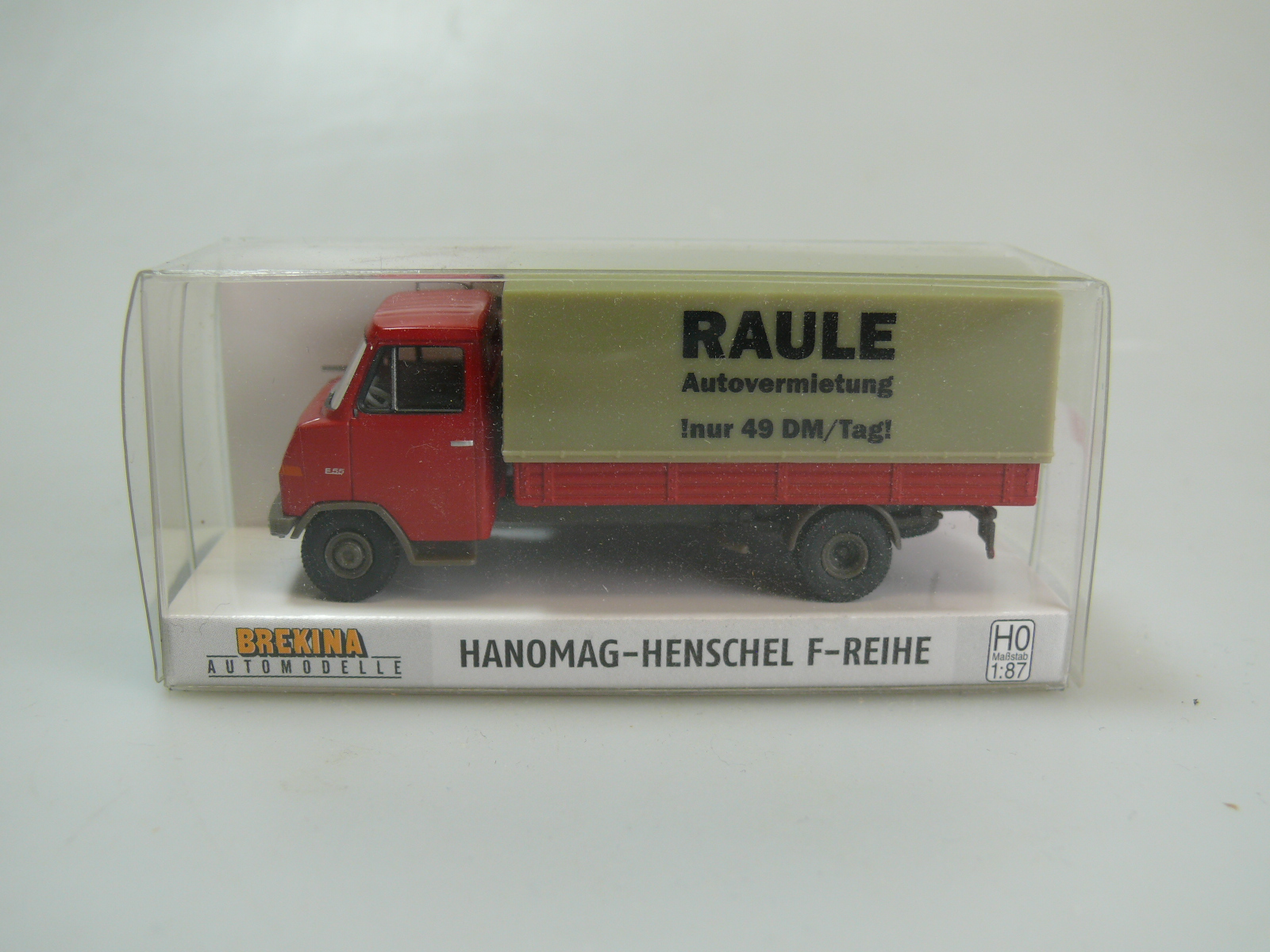 1:87 BREKINA PLAST Hanomag Hens F 221 S Pp-Sz Union Tra BRE82253 Model