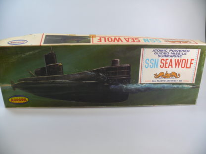 Vintage (CA.1963) Aurora 706: ATOMIC Submarine 'SEA WOLF' – ovp