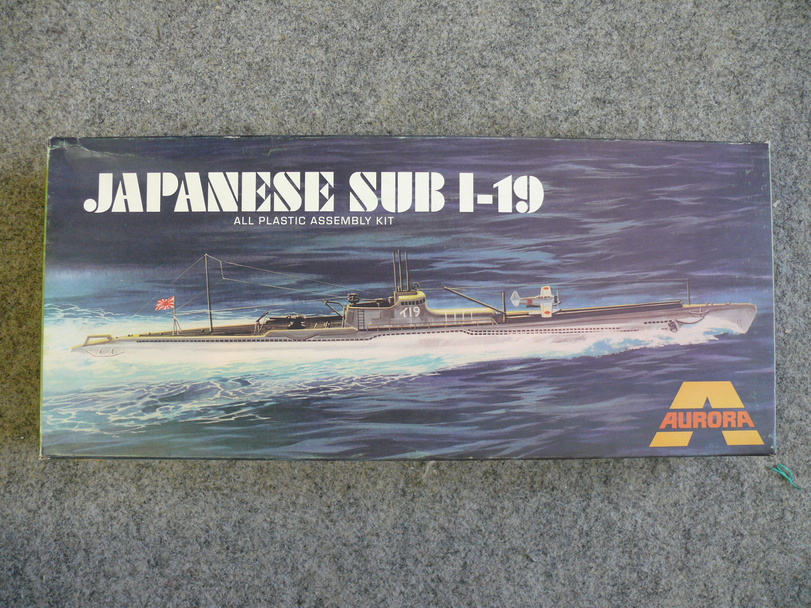 Vintage (CA.1963) Aurora 728 JAPANESE Submarine 'I19' ovp