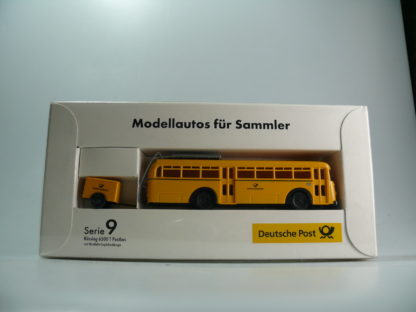 1:87 Brekina/Deutsche Post AG SERIE 9 Büssing 6500T POSTBUS - neu