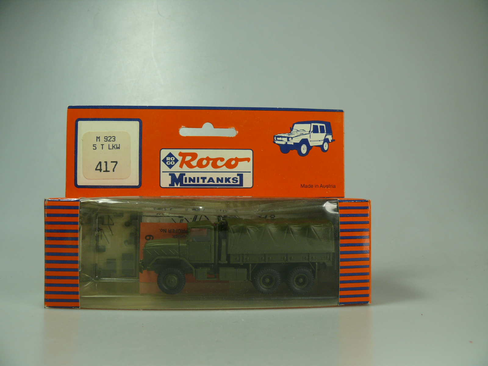 1:87 ROCO MINITANKS h0: 417 'M 923 LKW 5t' - NEU
