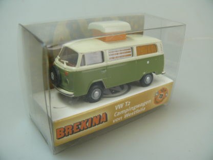 1:87 Brekina 33103 VW T2 CAMPING 'WESTFALIA GRÜN' – neu!