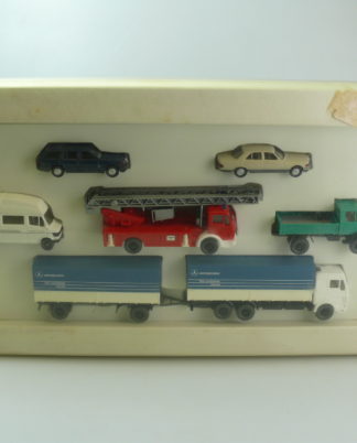 1:87 Wiking/MB SOMO-BOX C-Klasse/S-Klasse/James Cook/Unimog/Fw... - neu