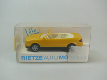 1:87 Rietze 10440 Audi Cabrio 'GELB/LEDER weiss' - neu