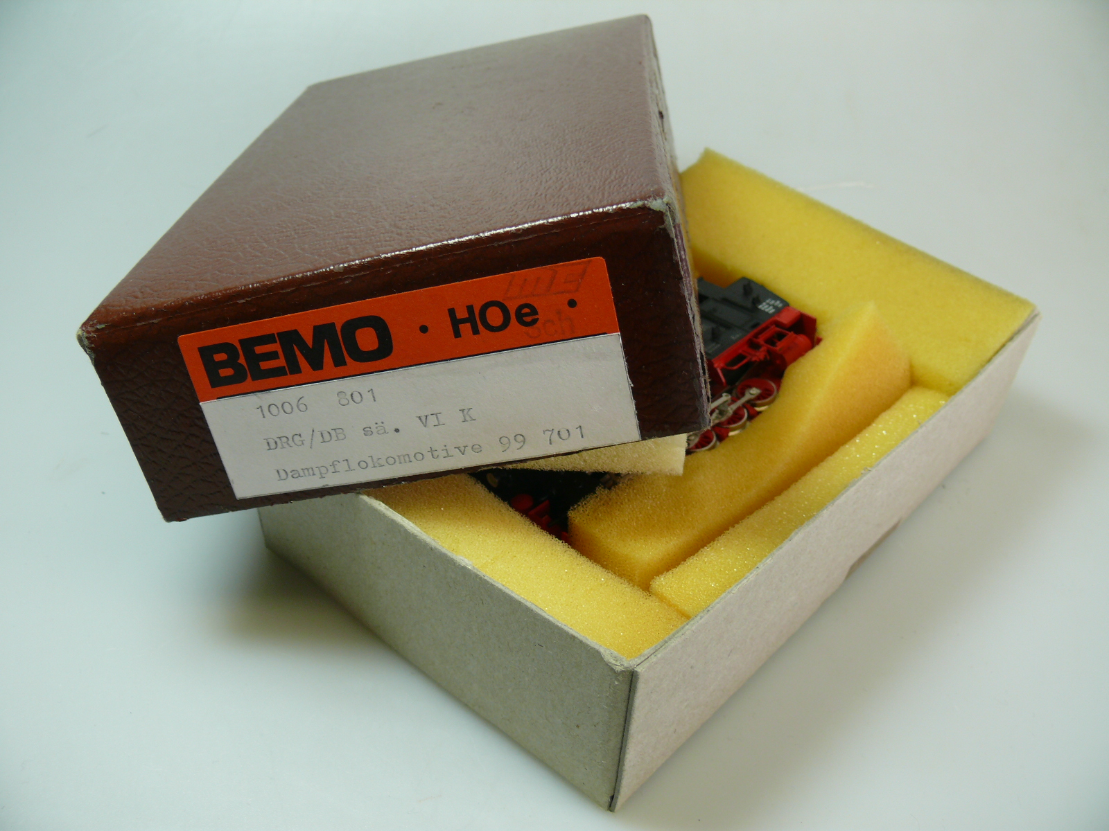 H0e: Bemo 1006 801 DAMPFLOK 99 701 - TOP/OVP – Bild 2
