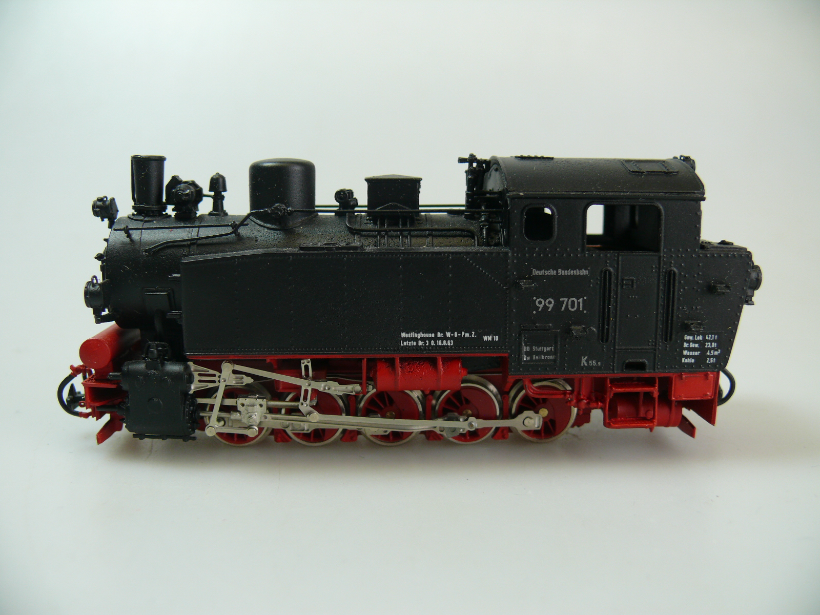 H0e: Bemo 1006 801 DAMPFLOK 99 701 - TOP/OVP