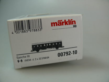 H0: Märklin 00792-10 NAHVERKEHRSWAGEN '2.KL.'  - NEU/OVP – Bild 2